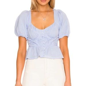 ASTR Clairemont Top in Periwinkle